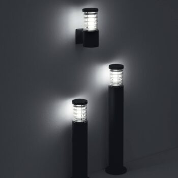 Vonkajšie nástenné svietidlo Ideal Lux Tronco antracit, hliník, výška 25 cm