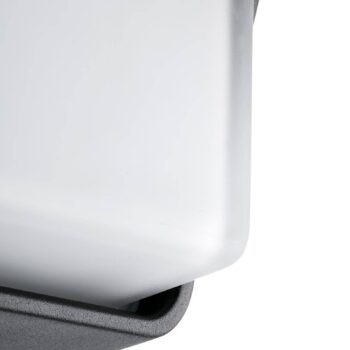 Vonkajšie nástenné svietidlo LED Half, antracit, sklo, hliník