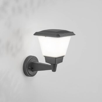 Vonkajšie nástenné svietidlo Lena, tmavošedá, kov, E27, 27 cm, IP54