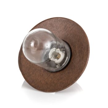 Vonkajšie nástenné svietidlo Leonie vintage-hnedá