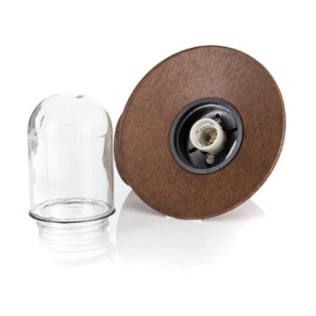 Vonkajšie nástenné svietidlo Leonie vintage-hnedá