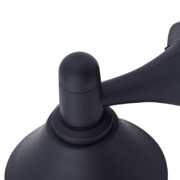 Vonkajšie nástenné svietidlo Lindby Keicy, čierne, plast, IP44