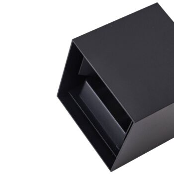 Vonkajšie nástenné svietidlo Lindby LED Nivar, hranaté, čierne, IP54