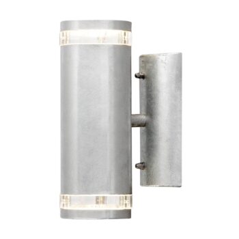 Vonkajšie nástenné svietidlo Modena, 2-pl. sivé