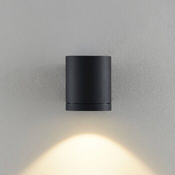 Vonkajšie nástenné svietidlo Molto Luce LED Foris Round W, antracit