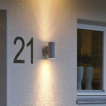 Vonkajšie nástenné svietidlo New Modena 2-light grey