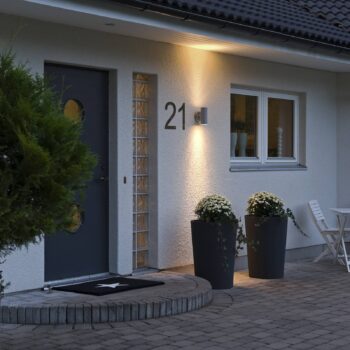 Vonkajšie nástenné svietidlo New Modena 2-light grey