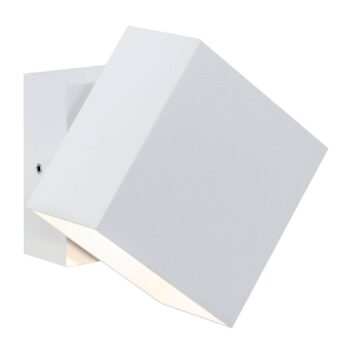 Vonkajšie nástenné svietidlo Paulmann Cybo LED, 2 700 K, 10x10 cm, biele