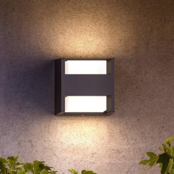 Vonkajšie nástenné svietidlo Philips LED Arbour UE, 2 svetlá 2 700 K