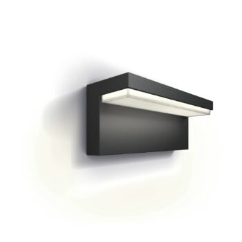 Vonkajšie nástenné svietidlo Philips LED Bustan UE, 2 700 K
