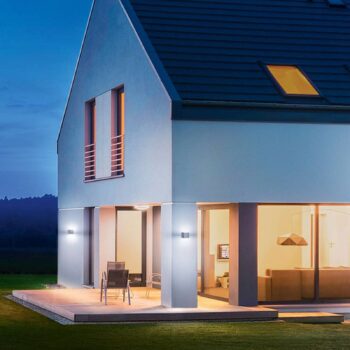 Vonkajšie nástenné svietidlo STEINEL L 840 SC Sensor, strieborné