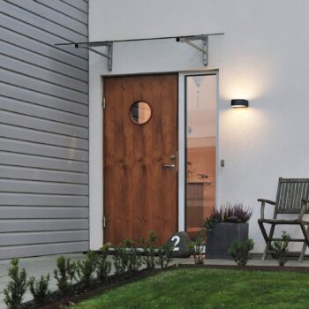 Vonkajšie nástenné svietidlo Teramo čierne