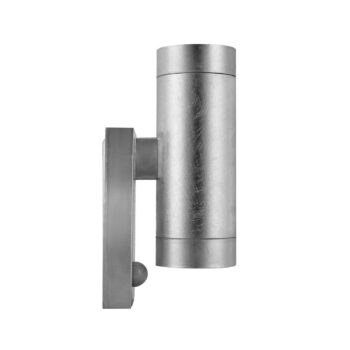 Vonkajšie nástenné svietidlo Tin Maxi Double Sensor, pozinkované, IP54, GU10