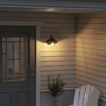 Vonkajšie nástenné svietidlo Vega Mini 22 cm biela