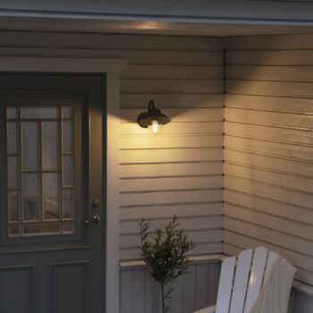 Vonkajšie nástenné svietidlo Vega Mini 22cm čierna