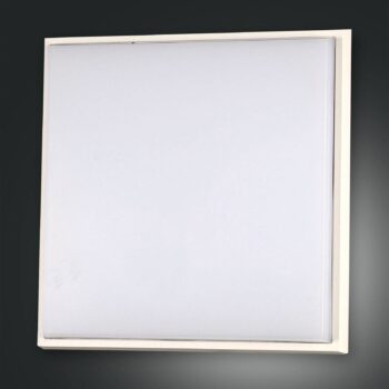 Vonkajšie stropné LED svetlo Desdy, 30x30 cm biela