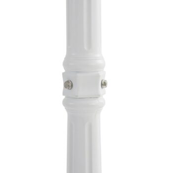 Vonkajšie svetlo Lindby Edana, 211 cm, biele, kov, E27, IP44