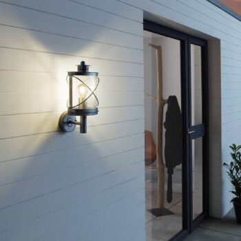 Vonkajšie svietidlo Hilburn 1 dekoratívne tienidlo