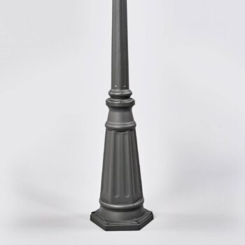 Vonkajšie svietidlo Lindby Edana, 212 cm, 3 svetlá, antracit, E27, IP44