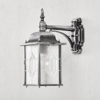 Vonkajšie svietidlo Milano, tvar lucerny, závesné