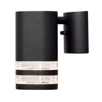 Vonkajšie svietidlo Modena, 1-pl., 2 výrezy čierne