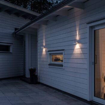 Vonkajšie svietidlo Modena Round okrúhle biele