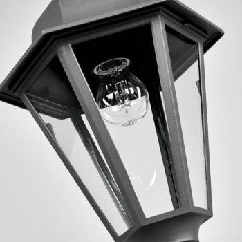 Vonkajšie závesné svietidlo Lindby Edana, 40 cm, antracit, E27, IP44