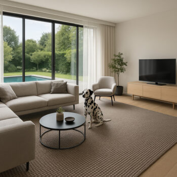 Vopi, AKCIA: 160x240 cm Koberec metráž Nature hnedý - neúčtujeme odrezky z role - obšitý zo všetkých strán, šíře, hnedá, filc, chodba / predsieň