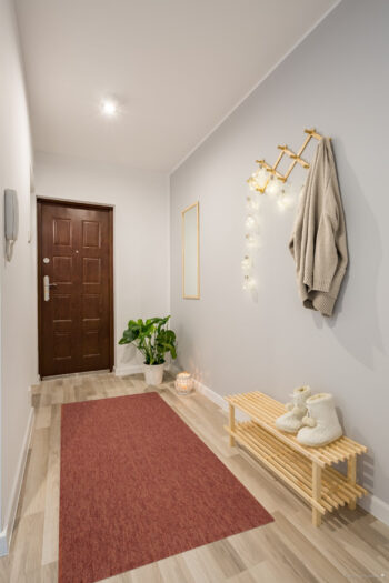 Vopi, Behúň na mieru Astra terra, šíre 200 cm, oranžová, chodba / predsieň