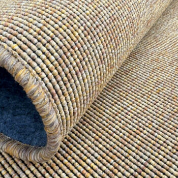 Vopi, Behúň na mieru Nature NEW prírodný, šíre 50 cm, oranžová, kuchyňa