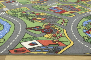 Vopi, Detský kusový koberec Hravé mesto, 50x80, viacfarebná, detská izba