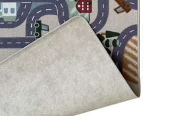 Vopi, Detský kusový koberec Scanroad 39 kruh, 80x80 (priemer) kruh, viacfarebná, detská izba