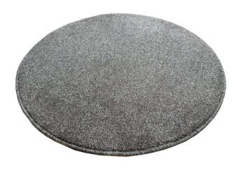 Vopi, Kusový koberec Apollo Soft hnedý kruh, 100x100 (priemer) kruh, hnedá, chodba / predsieň