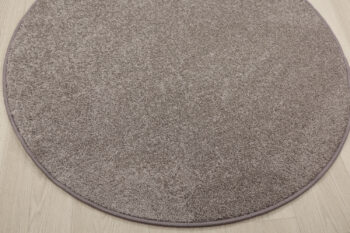 Vopi, Kusový koberec Capri béžový kruh, 250x250 (priemer) kruh, béžová, chodba / predsieň
