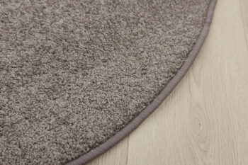 Vopi, Kusový koberec Capri béžový kruh, 250x250 (priemer) kruh, béžová, chodba / predsieň