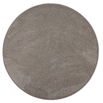 Vopi, Kusový koberec Capri béžový kruh, 67x67 (priemer) kruh, béžová, chodba / predsieň