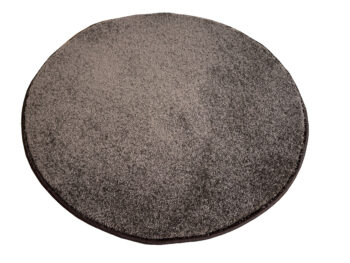 Vopi, Kusový koberec Laguna LUX čokoláda kruh, 100x100 (priemer) kruh, hnedá, detská izba
