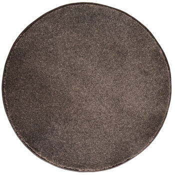 Vopi, Kusový koberec Laguna LUX čokoláda kruh, 100x100 (priemer) kruh, hnedá, detská izba