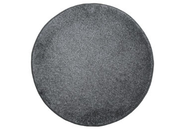 Vopi, Kusový koberec Laguna tmavo šedá kruh, 57x57 (priemer) kruh, šedá, detská izba