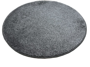 Vopi, Kusový koberec Laguna tmavo šedá kruh, 67x67 (priemer) kruh, šedá, detská izba