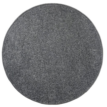 Vopi, Kusový koberec Messina antra kruh, 80x80 (priemer) kruh, šedá, obývacia izba