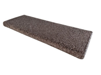 Vopi Nášľapy na schody Apollo Soft hnedý obdĺžnik - 24x65 obdĺžnik (rozmer vrátane ohybu)