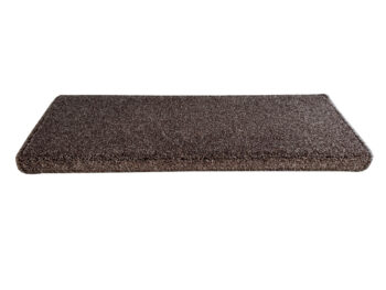 Vopi Nášľapy na schody Apollo Soft hnedý obdĺžnik - 24x65 obdĺžnik (rozmer vrátane ohybu)