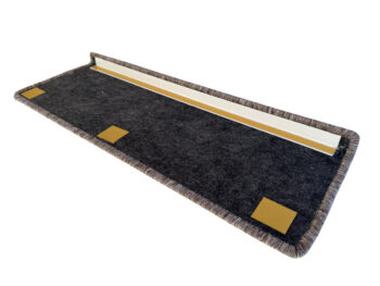 Vopi Nášľapy na schody Gandia béžový obdĺžnik, samolepiaci - 25x80 obdĺžnik (rozmer vrátane ohybu)