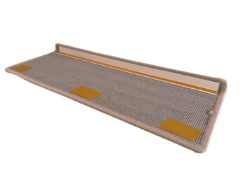 Vopi Nášľapy na schody Laguna béžová obdĺžnik, samolepiaci - 25x80 obdĺžnik (rozmer vrátane ohybu)