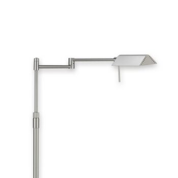 Vyberaná stojaca LED lampa FINN matný nikel