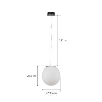 WEVER & DUCRÉ Dro 2.0 Kyvadlo 19,5cm čierna/biela
