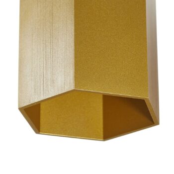 WEVER & DUCRÉ Hexo mini 1.0 Nástenné svietidlo 11,5 cm zlaté