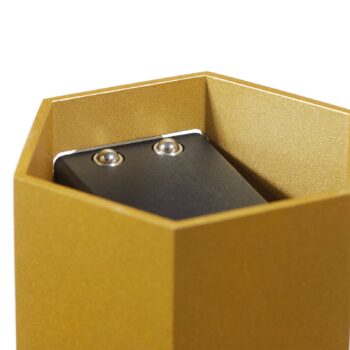 WEVER & DUCRÉ Hexo mini 1.0 Nástenné svietidlo 11,5 cm zlaté