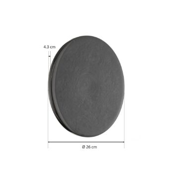 WEVER & DUCRÉ Miles 3.0 round wall 26 marble black